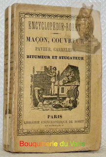 Bild des Verkufers fr Nouveau manuel du maon, du couvreur, du paveur et du carreleur. Nouvelle dition, entirement refondue par M.-D. Magnier. Ouvrage accompagn de figures. Manuels-Roret. zum Verkauf von Bouquinerie du Varis