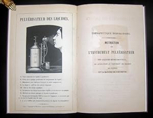 ThÃ rapeutique respiratoire. Instruction sur l'instrument pulvÃ risateur des liquides mÃ dicament...