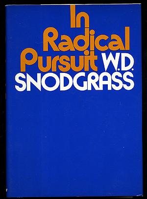 Bild des Verkufers fr In Radical Pursuit: Critical Essays and Lectures zum Verkauf von Between the Covers-Rare Books, Inc. ABAA