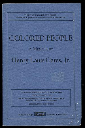 Imagen del vendedor de Colored People: A Memoir a la venta por Between the Covers-Rare Books, Inc. ABAA