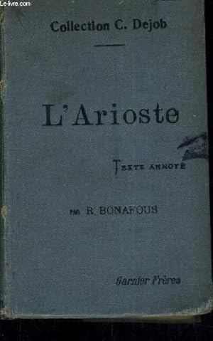 Seller image for L'ARIOSTE EXTRAITS AVEC UNE INTRODUCTION ET DES NOTES EXPLICATIVES. for sale by Le-Livre