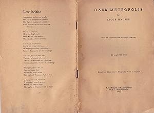 DARK METROPOLIS With an Introduction by RALPH CHEYNEY, Founder of the Rebel Poets