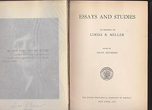 Image du vendeur pour Essays and Studies in Memory of Linda R. Miller mis en vente par Meir Turner