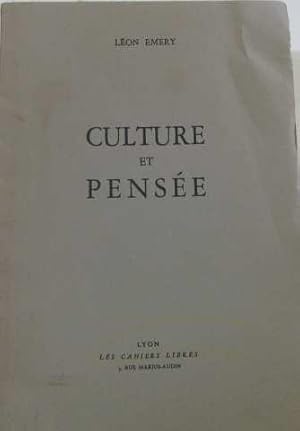 Seller image for Culture et pense for sale by crealivres