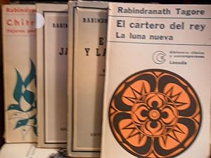 Imagen del vendedor de CHITRA PJAROS PERDIDOS + EL JARDINERO + EL CARTERO DEL REY, LA LUNA NUEVA + EL REY Y LA REINA, MALINI, EL ASCETA (poemas dramticos) (4 libros) a la venta por Libros Dickens