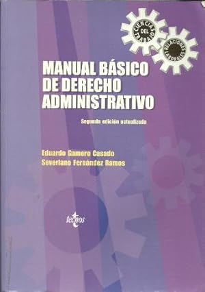 Imagen del vendedor de Manual bsico de Derecho Administrativo. Segunda edicin actualizada. a la venta por SOSTIENE PEREIRA