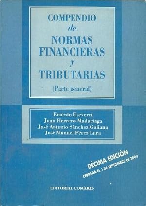 Imagen del vendedor de Compendio de normas financieras y tributarias (Parte general) a la venta por SOSTIENE PEREIRA