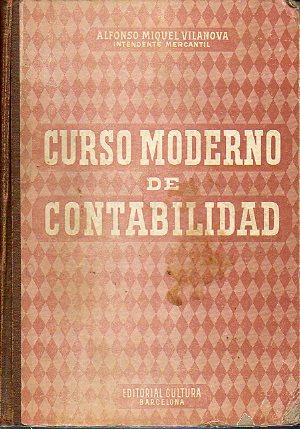 Imagen del vendedor de CURSO MODERNO DE CONTABILIDAD. 4 ed. a la venta por angeles sancha libros