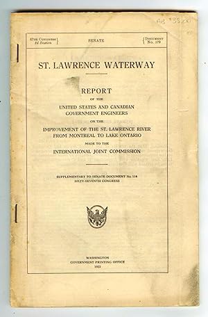 Report of the United States and Canadian Government Engineers on the Improvement of the St. Lawre...