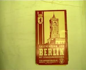 Taschenplan von Berlin mit Strassenverzeichnis,