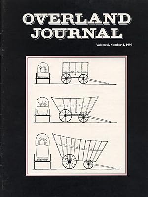 Seller image for OVERLAND JOURNAL : 1990, Volume 8, No 4 for sale by 100POCKETS