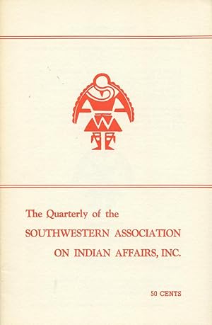 Imagen del vendedor de THE QUARTERLY OF SOUTHWESTERN ASSOCIATION ON INDIAN AFFAIRS : Fall-Winter 1968: Volume 5, Nos 3 & 4 a la venta por 100POCKETS