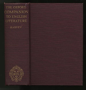 Imagen del vendedor de The Oxford Companion to English Literature a la venta por Between the Covers-Rare Books, Inc. ABAA