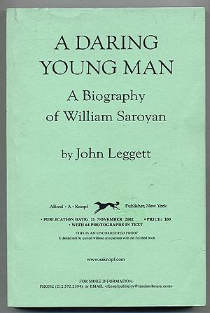 Bild des Verkufers fr A Daring Young Man: A Biography of William Saroyan zum Verkauf von Between the Covers-Rare Books, Inc. ABAA