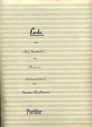 3 handgeschrieben Partituren von Gustav Goßmann: Heft1 , Pas de deux aus Don Quichote von Mincus ...