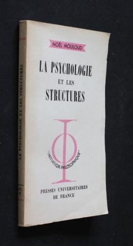 Imagen del vendedor de La psychologie et les sctructures a la venta por Abraxas-libris