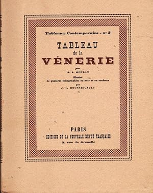 Image du vendeur pour Tableau de la vnerie. mis en vente par Librairie Chretien