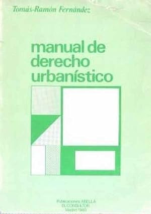 Imagen del vendedor de Manual de derecho urbanstico a la venta por SOSTIENE PEREIRA