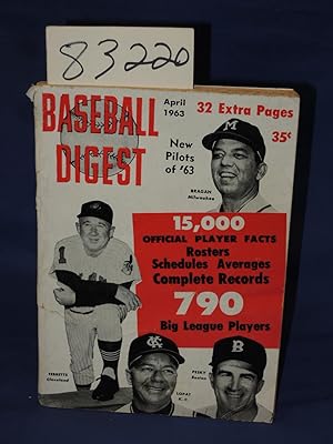 Imagen del vendedor de Baseball Digest April 1963 Vol. 22 No. 3 FRONT COVER : BRAGAN, TERBETTS, PESKY, LOPAT a la venta por Princeton Antiques Bookshop