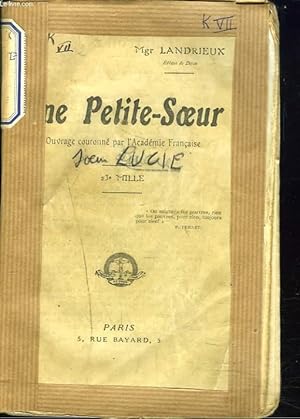 Seller image for UNE PETIE-SOEUR for sale by Le-Livre