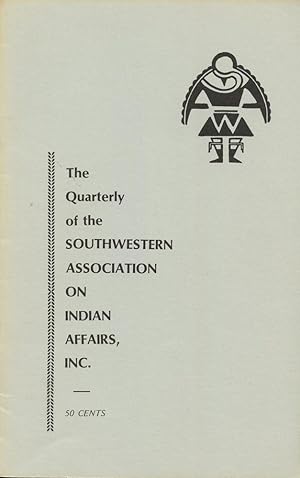 Imagen del vendedor de THE QUARTERLY OF SOUTHWESTERN ASSOCIATION ON INDIAN AFFAIRS : Summer 1971: Volume 7, No 2 a la venta por 100POCKETS