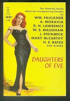 Bild des Verkufers fr Daughters of Eve. (Berkley Book # G-40); Ten shocking Stories of Overpowering Females zum Verkauf von Comic World