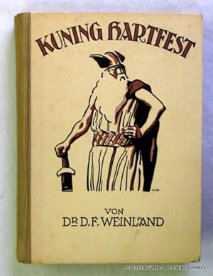 Imagen del vendedor de Kuning Hartfest. Erzhlung aus der Geschichte unserer deutschen Ahnen, als sie noch Wuodan und Duonar opferten. (5. Aufl.?). Berlin, Neufeld & Henius, ca. 1924. Mit 38 Illustrationen von H. Leutemann u.a. XI, 299 S. Illustr. Or.-Hlwd. (Willy Planck). a la venta por Jrgen Patzer