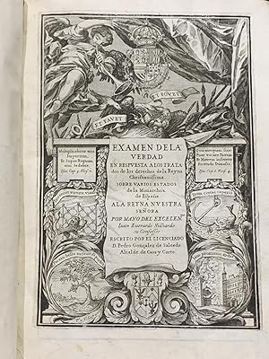 Seller image for Examen de la verdad en respuesta a los tratados de los derechos de la Reyna Christianissima sobre varios estados de la Monarchia de Espaa. for sale by MUNDUS LIBRI- ANA FORTES