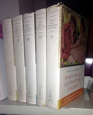 Storia Della Letteratura Italiana 5 Volumes, complete set, I-V