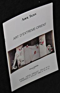 Seller image for Art d'Extrme-Orient. Vente le 2 Juillet 1993. Htel Drouot for sale by Abraxas-libris