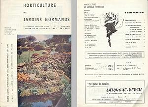 HORTICULTURE ET JARDINS NORMANDS. Bulletin Trimestriel de la Société Centrale d'Horticulture de l...