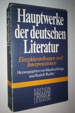 Seller image for Hauptwerke Der Deutschen Literatur: Einzeldarstellungen Und Interpretatione. for sale by GH Mott, Bookseller