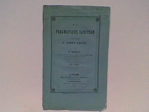 De la pragmatique-sanction attribuée à Saint Louis