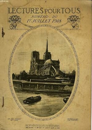 Seller image for LECTURES POUR TOUS, 20me ANNEE, NUMERO 19 for sale by Le-Livre