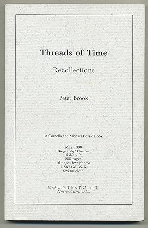 Bild des Verkufers fr Threads of Time: Recollections zum Verkauf von Between the Covers-Rare Books, Inc. ABAA