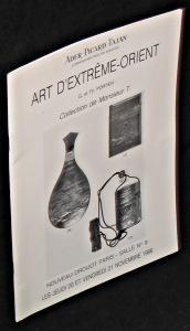 Image du vendeur pour Art d'Extrme-Orient. Collection de Monsieur T. Drouot, 21 Novembre 1986 mis en vente par Abraxas-libris