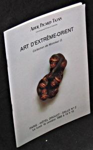 Seller image for Art d'Extrme-Orient. Collection de Monsieur O. Drouot, 16 Octobre 1989 for sale by Abraxas-libris