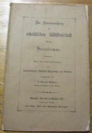 Imagen del vendedor de Der Zusammenhang der atheistischen Wissenschaft mit dem Sozialismus. Aus den Enthllungen des hochwrdigsten Bischofs Dupanloup von Orleans. a la venta por Bouquinerie du Varis