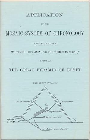 Application of the Mosaic System of Chronology in the Elucidation of Mysteries pertaining to the ...