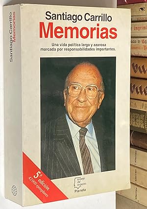 Imagen del vendedor de Memorias. Una vida poltica larga y azarosa marcada por responsabilidades importantes. a la venta por LIBRERA DEL PRADO