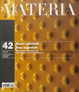 Materia. 42. Nuovi materiali. Settembre-Dicembre 2003