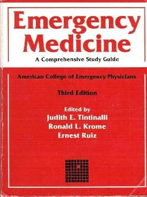 Seller image for Emergency medicine. A comprehensive study guide for sale by LIBRERA LAS HOJAS