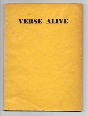 Seller image for Verse Alive for sale by Renaissance Books, ANZAAB / ILAB