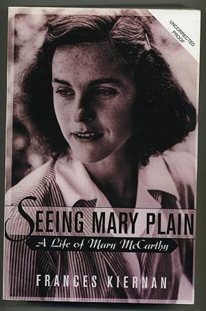 Bild des Verkufers fr Seeing Mary Plain: A Life of Mary McCarthy zum Verkauf von Between the Covers-Rare Books, Inc. ABAA