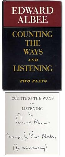 Seller image for Counting the Ways and Listening: Two Plays for sale by Between the Covers-Rare Books, Inc. ABAA