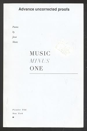 Bild des Verkufers fr Music Minus One zum Verkauf von Between the Covers-Rare Books, Inc. ABAA