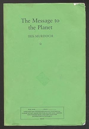 Seller image for The Message to the Planet for sale by Between the Covers-Rare Books, Inc. ABAA