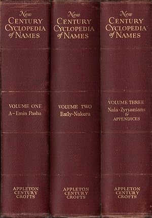 Immagine del venditore per The New Century Cyclopedia of Names venduto da Jonathan Grobe Books
