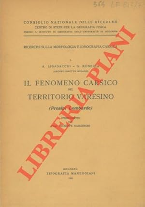 Il fenomeno carsico nel territorio varesino (Prealpi Lombarde).