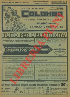 Tutto per l'elettricità.